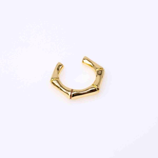 Bamboo Ear Cuff από Ανοξείδωτο Ατσάλι Bamboo Ear Cuff από Ανοξείδωτο Ατσάλι με Επίχρυση Επιμετάλλωση 24Κ