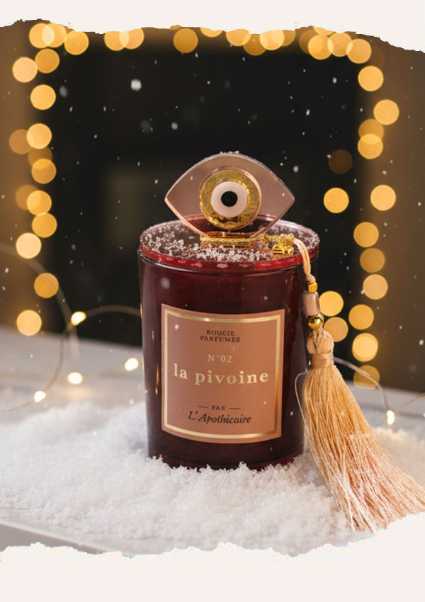 lucky candle with evil eye